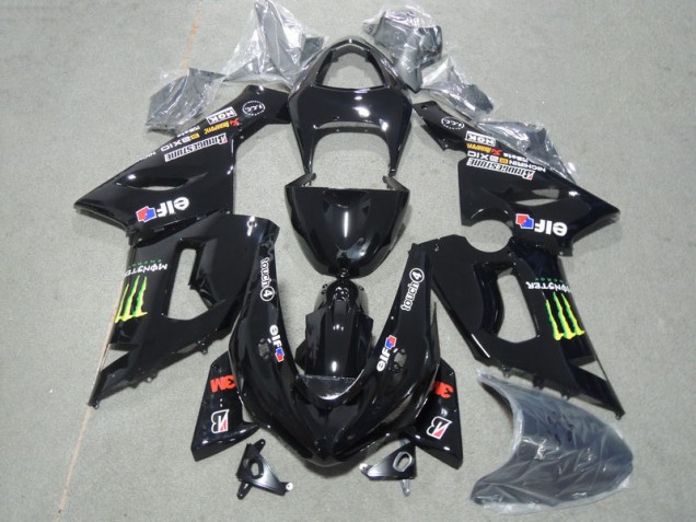 3M Touch4 Monster Negro Carrocería Motocicletas Kawasaki ZX6R 2005-2006 3M Touch4 Monster Negro Carrocería Motocicletas Kawasaki ZX6R 2005-2006