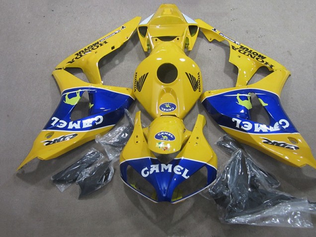 Amarillo Azul Camello Carenado Moto Honda CBR 1000 RR 2006-2007 Amarillo Azul Camello Carenado Moto Honda CBR 1000 RR 2006-2007