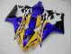 Amarillo Azul Carenado Moto Honda CBR 1000 RR 2006-2007 Amarillo Azul Carenado Moto Honda CBR 1000 RR 2006-2007