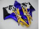 Amarillo Azul Carenado Moto Honda CBR 1000 RR 2006-2007 Amarillo Azul Carenado Moto Honda CBR 1000 RR 2006-2007