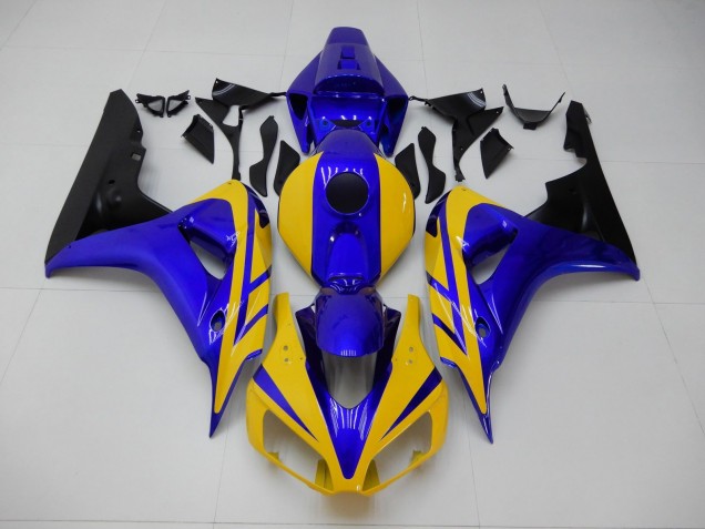 Amarillo Azul Carenado Moto Honda CBR 1000 RR 2006-2007 Amarillo Azul Carenado Moto Honda CBR 1000 RR 2006-2007