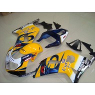 Amarillo Azul Corona Extra Motul Carenado Moto Suzuki GSXR 750 K1 K2 K3 2001-2003