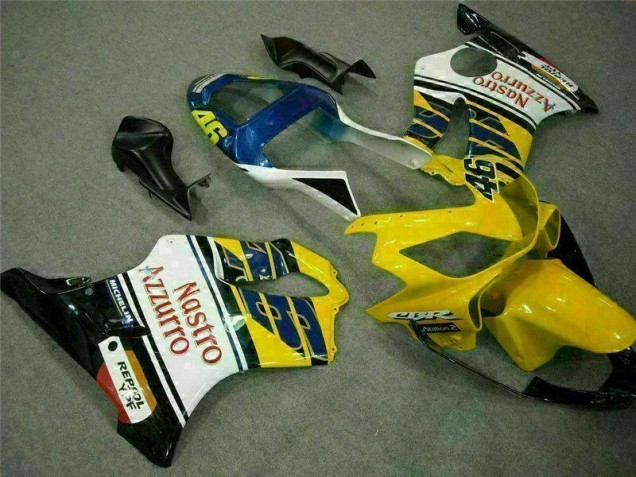 Amarillo Blanco Carenado Moto Honda CBR 600 F4i 2001-2003 Amarillo Blanco Carenado Moto Honda CBR 600 F4i 2001-2003
