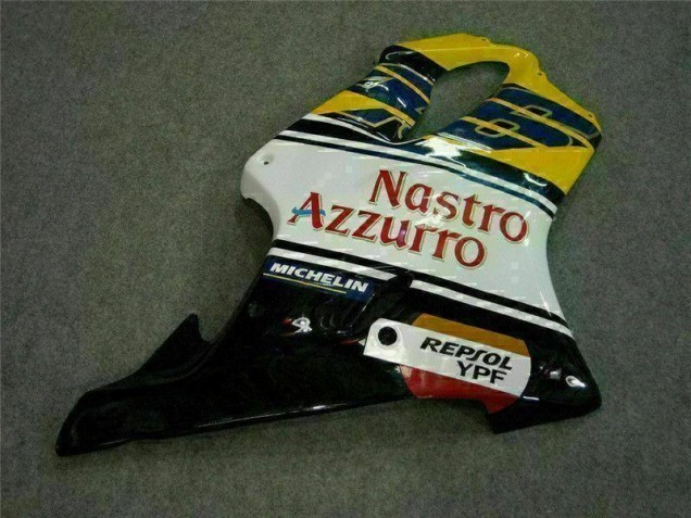Amarillo Blanco Carenado Moto Honda CBR 600 F4i 2001-2003 Amarillo Blanco Carenado Moto Honda CBR 600 F4i 2001-2003