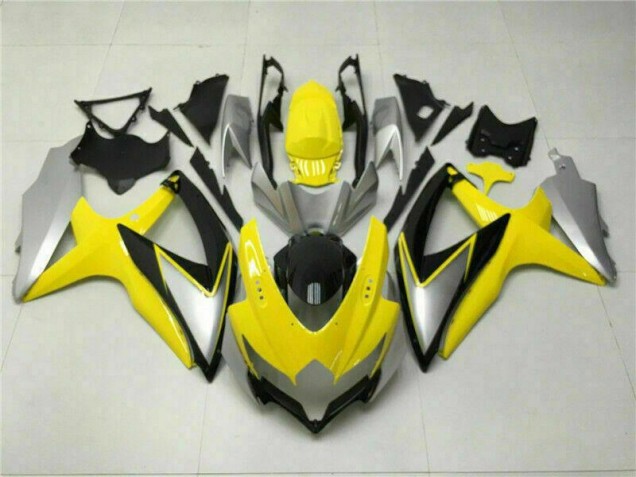 Amarillo Carenado Moto Suzuki GSXR 600 / 750 K8 2008-2010 Amarillo Carenado Moto Suzuki GSXR 600 / 750 K8 2008-2010