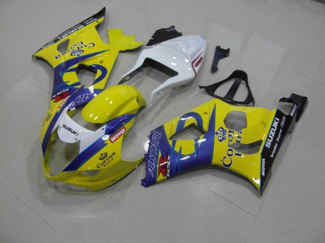 Amarillo Corona Carenado Moto Suzuki GSXR 1000 K3 2003-2004 Amarillo Corona Carenado Moto Suzuki GSXR 1000 K3 2003-2004