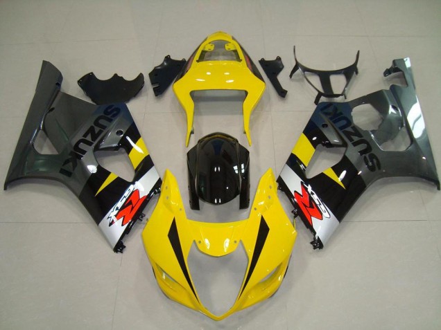 Amarillo Gris Carenado Moto Suzuki GSXR 1000 K3 2003-2004 Amarillo Gris Carenado Moto Suzuki GSXR 1000 K3 2003-2004