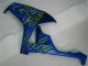 Amarillo Llama Azul Carenado Moto Honda CBR 1000 RR 2006-2007 Amarillo Llama Azul Carenado Moto Honda CBR 1000 RR 2006-2007
