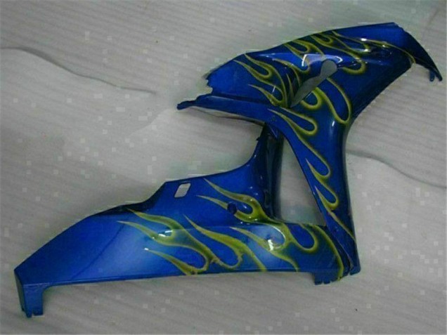 Amarillo Llama Azul Carenado Moto Honda CBR 1000 RR 2006-2007 Amarillo Llama Azul Carenado Moto Honda CBR 1000 RR 2006-2007