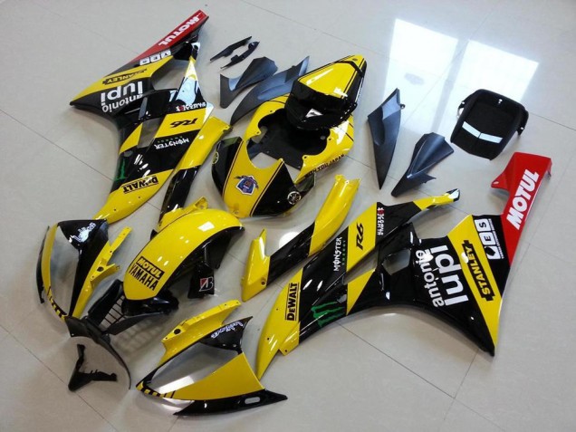 Amarillo Monster Lupi Carenado Moto Yamaha R6 2006-2007 Amarillo Monster Lupi Carenado Moto Yamaha R6 2006-2007