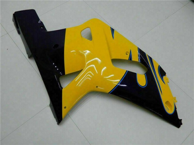 Amarillo Moto Plástico Suzuki GSXR 600 / 750 K1 K2 K3 2001-2003 Amarillo Moto Plástico Suzuki GSXR 600 / 750 K1 K2 K3 2001-2003