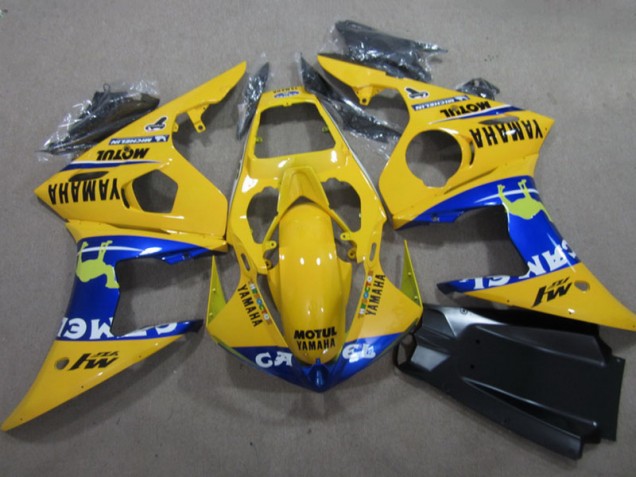 Amarillo Motul Carenado Moto Yamaha R6 2003-2005 Amarillo Motul Carenado Moto Yamaha R6 2003-2005