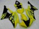 Amarillo Negro ABS Moto Plástica Yamaha R6 2008-2016 Amarillo Negro ABS Moto Plástica Yamaha R6 2008-2016