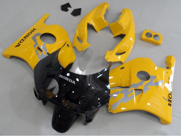 Amarillo Negro Carenado Moto Honda CBR 250 RR MC22 1991-1998 Amarillo Negro Carenado Moto Honda CBR 250 RR MC22 1991-1998