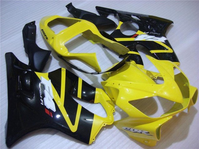 Amarillo Negro Carenado Moto & Plástico Honda CBR 600 F4i 2001-2003