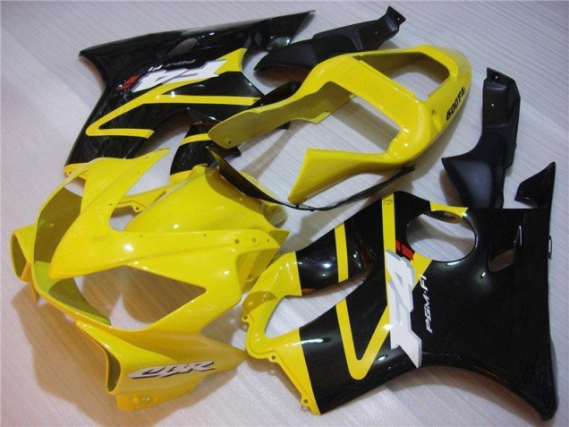 Amarillo Negro Carenado Moto & Plástico Honda CBR 600 F4i 2001-2003