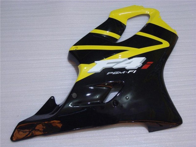 Amarillo Negro Carenado Moto & Plástico Honda CBR 600 F4i 2001-2003