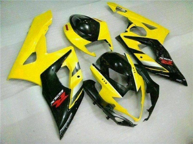 Amarillo Negro Carrocería Motocicletas Suzuki GSXR 1000 K5 2005-2006 Amarillo Negro Carrocería Motocicletas Suzuki GSXR 1000 K5 2005-2006