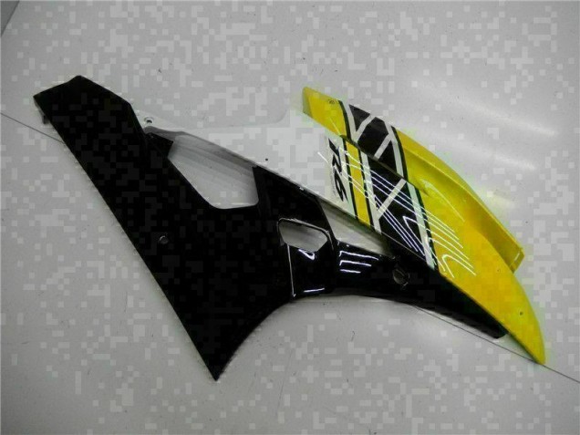Amarillo Negro Kit Carenado Moto Yamaha R6 2006-2007 Amarillo Negro Kit Carenado Moto Yamaha R6 2006-2007