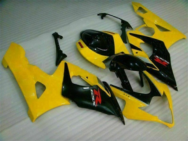 Amarillo Negro Kit Completo Carenado Moto Suzuki GSXR 1000 K5 2005-2006