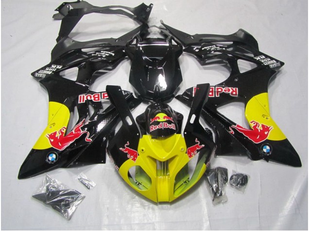 Amarillo Negro RedBull Carenado Moto BMW S1000RR 2009-2014 Amarillo Negro RedBull Carenado Moto BMW S1000RR 2009-2014