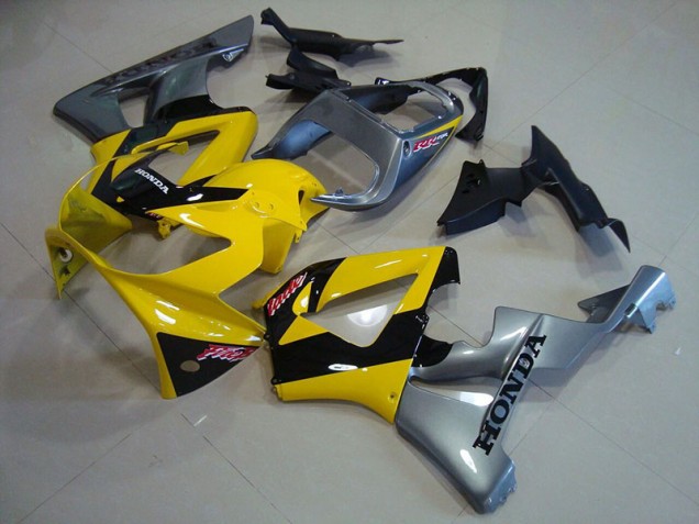 Amarillo Plata Carenado Moto Honda CBR 900 RR 929 2000-2001 Amarillo Plata Carenado Moto Honda CBR 900 RR 929 2000-2001