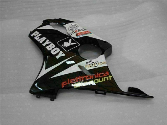 Amarillo Plata Negro Playboy Carenado Moto Honda CBR 600 F4i 2001-2003 Amarillo Plata Negro Playboy Carenado Moto Honda CBR 600 F4i 2001-2003