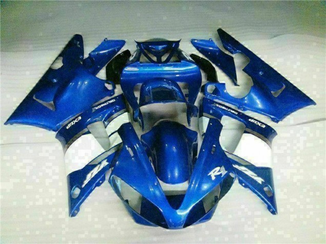 Azul ABS Carenado Motocicleta Yamaha R1 2000-2001 Azul ABS Carenado Motocicleta Yamaha R1 2000-2001
