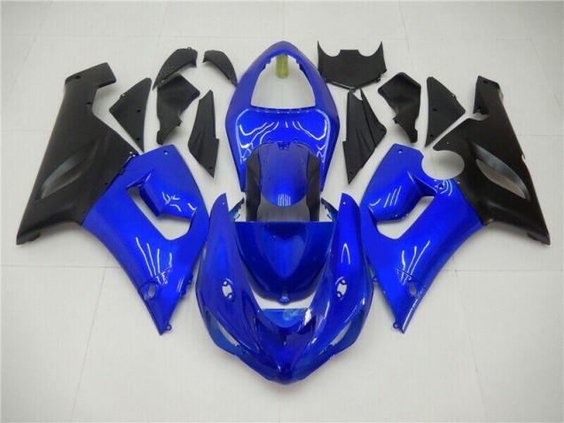 Azul ABS Kits Carenado Moto Kawasaki ZX6R 2005-2006 Azul ABS Kits Carenado Moto Kawasaki ZX6R 2005-2006