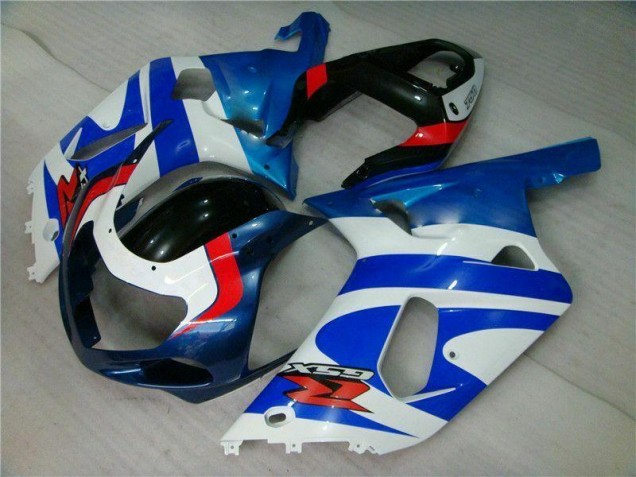 Azul ABS Moto Plástico Suzuki GSXR 600 / 750 K1 K2 K3 2001-2003 Azul ABS Moto Plástico Suzuki GSXR 600 / 750 K1 K2 K3 2001-2003