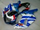 Azul ABS Moto Plástico Suzuki GSXR 600 / 750 K1 K2 K3 2001-2003 Azul ABS Moto Plástico Suzuki GSXR 600 / 750 K1 K2 K3 2001-2003