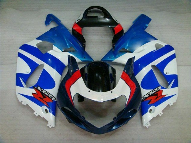 Azul ABS Moto Plástico Suzuki GSXR 600 / 750 K1 K2 K3 2001-2003 Azul ABS Moto Plástico Suzuki GSXR 600 / 750 K1 K2 K3 2001-2003