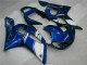 Azul ABS Moto Plástico Yamaha R6 1998-2002
