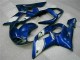 Azul ABS Moto Plástico Yamaha R6 1998-2002