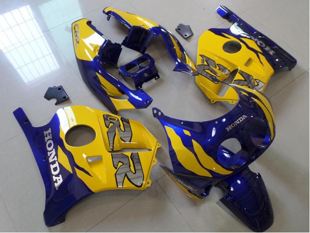 Azul Amarillo Carenado Moto Honda CBR 250 RR MC22 1991-1998 Azul Amarillo Carenado Moto Honda CBR 250 RR MC22 1991-1998