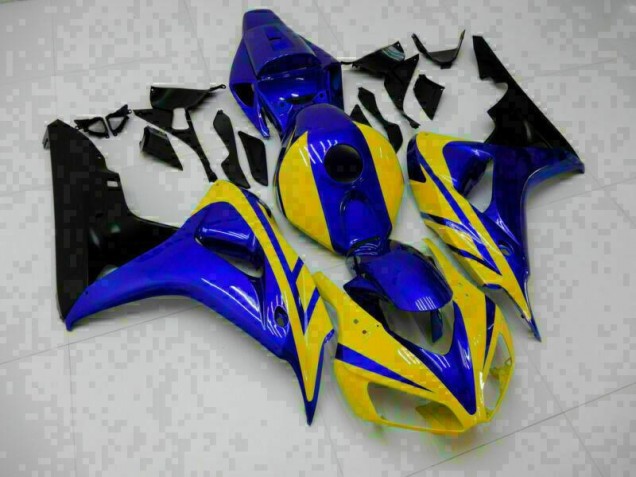 Azul Amarillo Kit Carenado ABS Completo Honda CBR 1000 RR 2006-2007 Azul Amarillo Kit Carenado ABS Completo Honda CBR 1000 RR 2006-2007