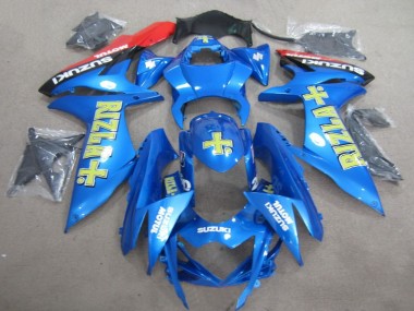 Azul Amarillo Rizla Carenado Moto Suzuki GSXR 600 K11 2011-2021