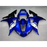 Azul Blanco ABS Carenado Motocicleta Yamaha R1 2002-2003