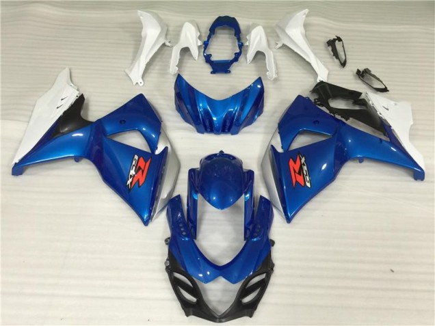 Azul Blanco ABS Kits Carenado Moto Suzuki GSXR 1000 K9 2009-2016 Azul Blanco ABS Kits Carenado Moto Suzuki GSXR 1000 K9 2009-2016