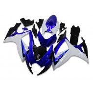 Azul Blanco ABS Kits Carenado Moto Suzuki GSXR 600 / 750 K6 2006-2007