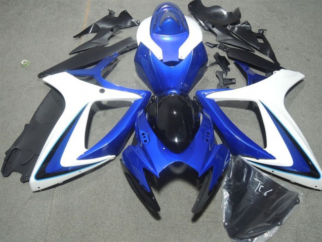 Azul Blanco Carenado Moto Kawasaki ZX10R 2006-2007 Azul Blanco Carenado Moto Kawasaki ZX10R 2006-2007