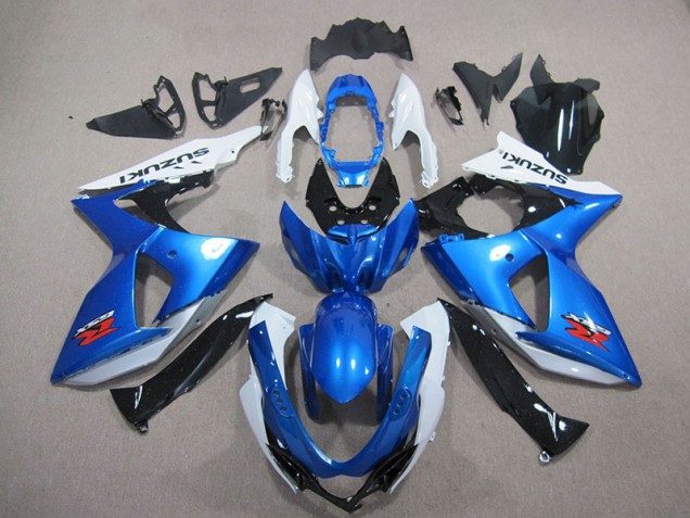 Azul Blanco Carenado & Plástico Moto Suzuki GSXR 1000 K9 2009-2016 Azul Blanco Carenado & Plástico Moto Suzuki GSXR 1000 K9 2009-2016