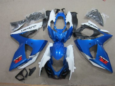 Azul Blanco Carrocería Motocicletas Suzuki GSXR 1000 K9 2009-2016