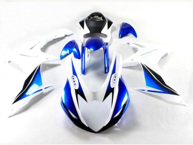 Azul Blanco Carrocería Motocicletas Suzuki GSXR 600 / 750 K11 2011-2021 Azul Blanco Carrocería Motocicletas Suzuki GSXR 600 / 750 K11 2011-2021
