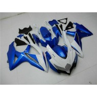 Azul Blanco Carrocería Motocicletas Suzuki GSXR 600 / 750 K8 2008-2010