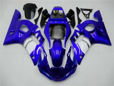 Azul Blanco Carrocería Motocicletas Yamaha R6 1998-2002