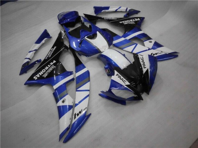 Azul Blanco FAAC Carenado Moto Yamaha R6 2008-2016
