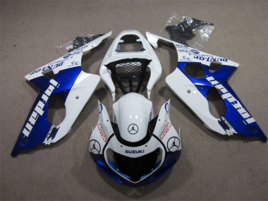Azul Blanco Jordan Motul Carenado Moto Suzuki GSXR 1000 K1 2000-2002
