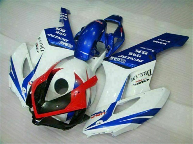 Azul Blanco Kit Completo Carenado Moto Honda CBR 1000 RR 2004-2005 Azul Blanco Kit Completo Carenado Moto Honda CBR 1000 RR 2004-2005