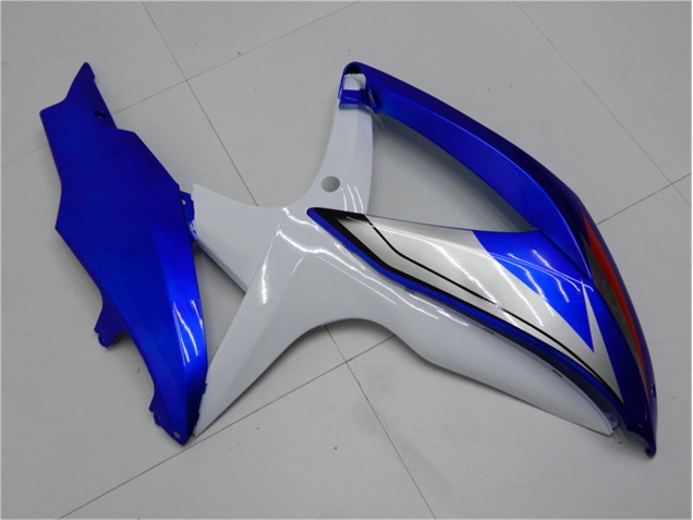 Azul Blanco Kit Completo Carenado Moto Suzuki GSXR 600 / 750 K8 2008-2010 Azul Blanco Kit Completo Carenado Moto Suzuki GSXR 600 / 750 K8 2008-2010